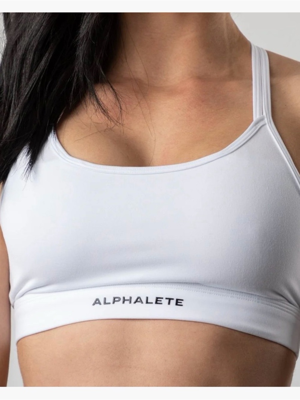 Alphalete White sports bra